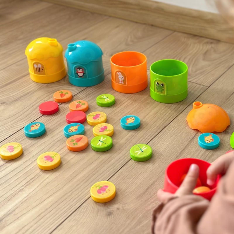 WOOPIE Gra Logiczna Edukacyjna Sorter Klasyfikacja Kolorów