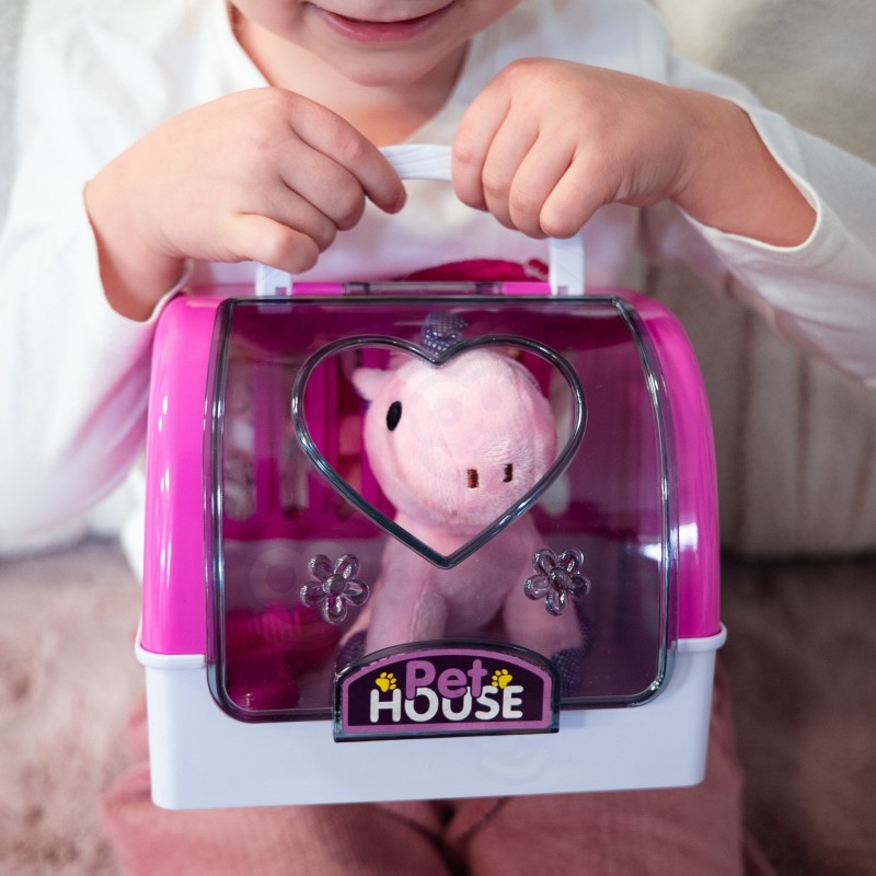 WOOPIE Transporter Domek dla Jednorożca Zestaw do Pielęgnacji