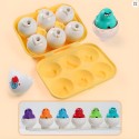 WOOPIE Układanka Sorter Montessori Dopasuj Kształty Zabawne Kurczaczki Jajka 6szt