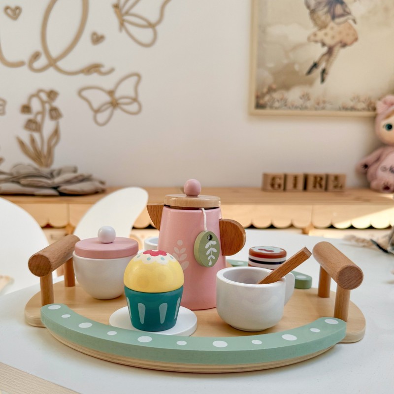 WOOPIE GREEN Drewniany Zestaw do Herbaty i Kawy 12 el. FSC