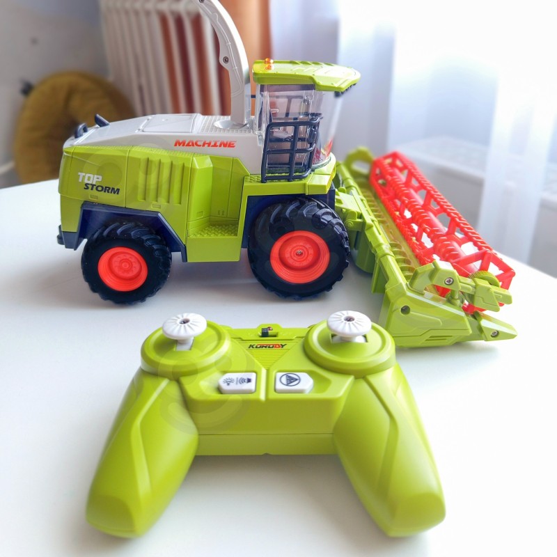 WOOPIE Zdalnie Sterowany Kombajn Zestaw Jasno Zielony