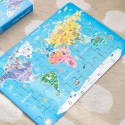 CLASSIC WORLD Puzzle Drewniane Mapa Świata