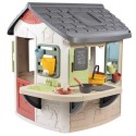 Smoby Záhradný domček s kuchynkou a 16 doplnkami