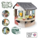 Smoby Záhradný domček s kuchynkou a 16 doplnkami