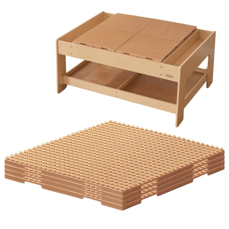 Masterkidz Sada 4 podložiek na stavanie z malých kociek pre STEM tabuľu – Vertikálne tvorenie