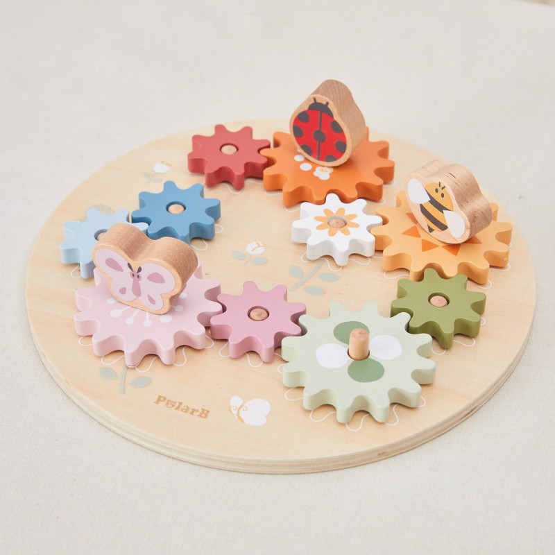 Viga PolarB Drevené ozubené kolieska Montessori