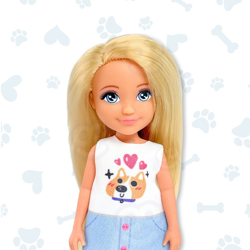 WOOPIE Laleczka z Wózkiem i Pieskiem