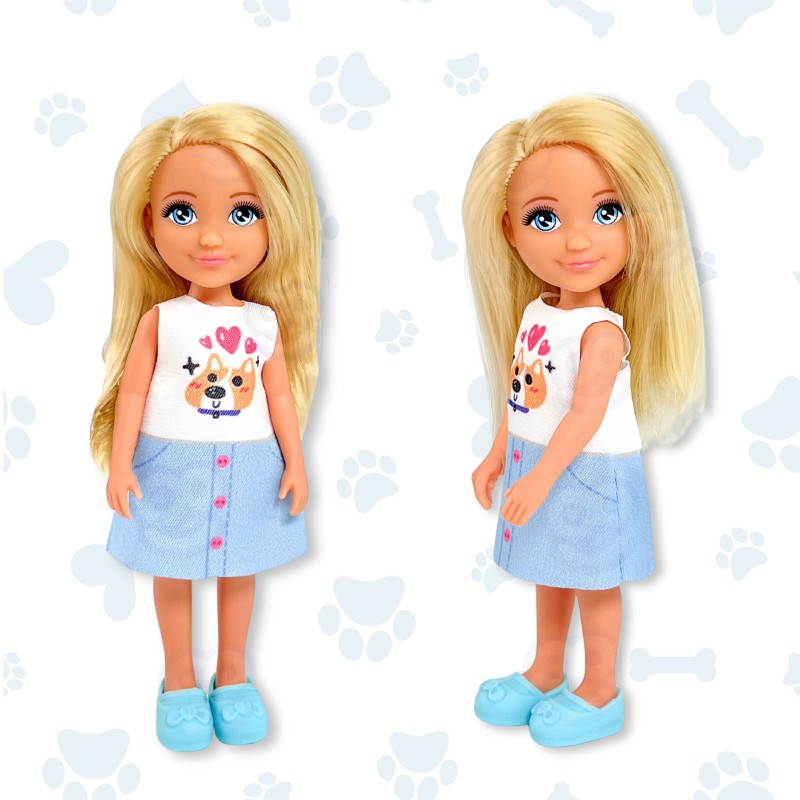 WOOPIE Laleczka z Wózkiem i Pieskiem