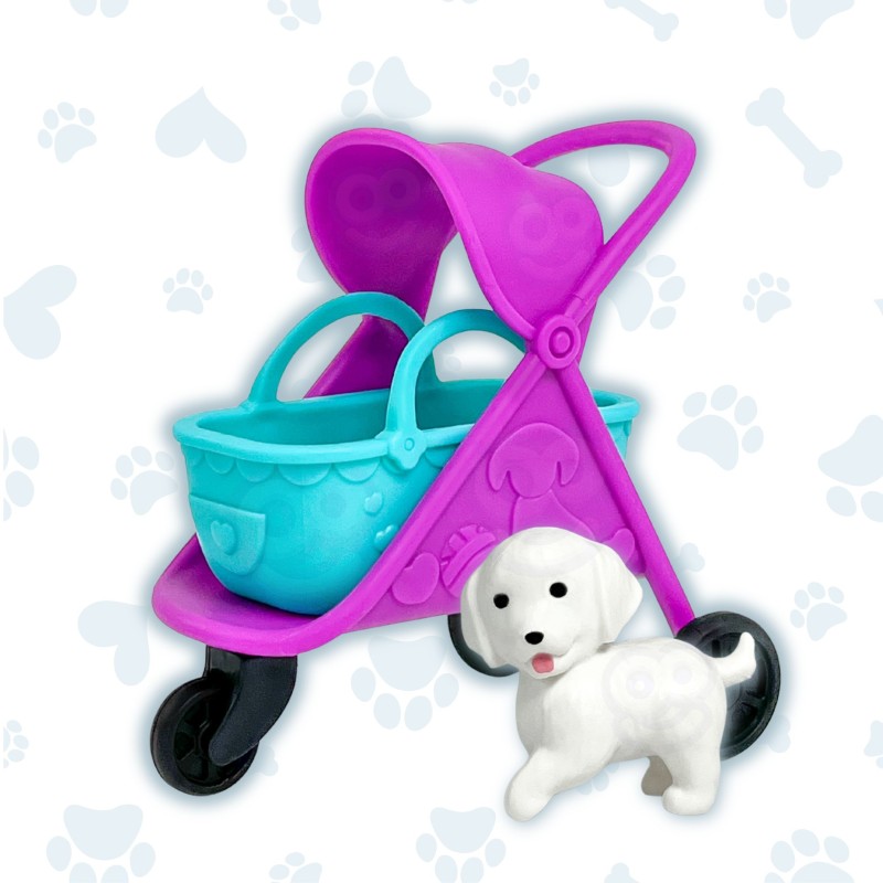 WOOPIE Laleczka z Wózkiem i Pieskiem