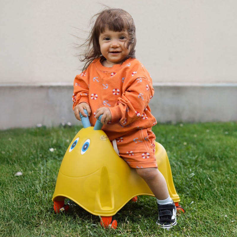 FEBER Jeździk Odpychacz Casual Chodzik Obrotowe kółka 360° 1+