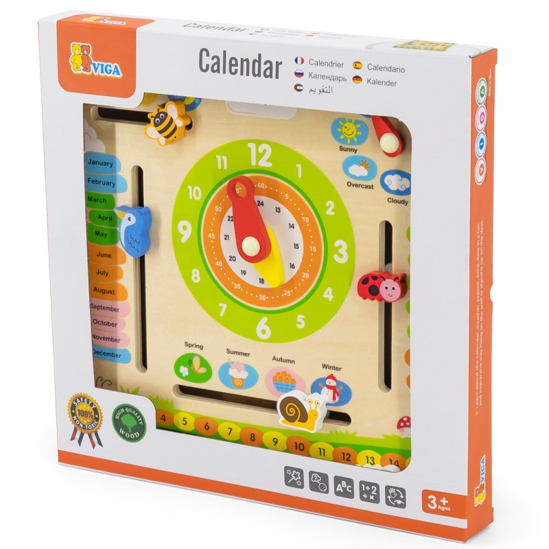 VIGA Kalendarz Edukacyjny Nauka Jezyka Angielskiego