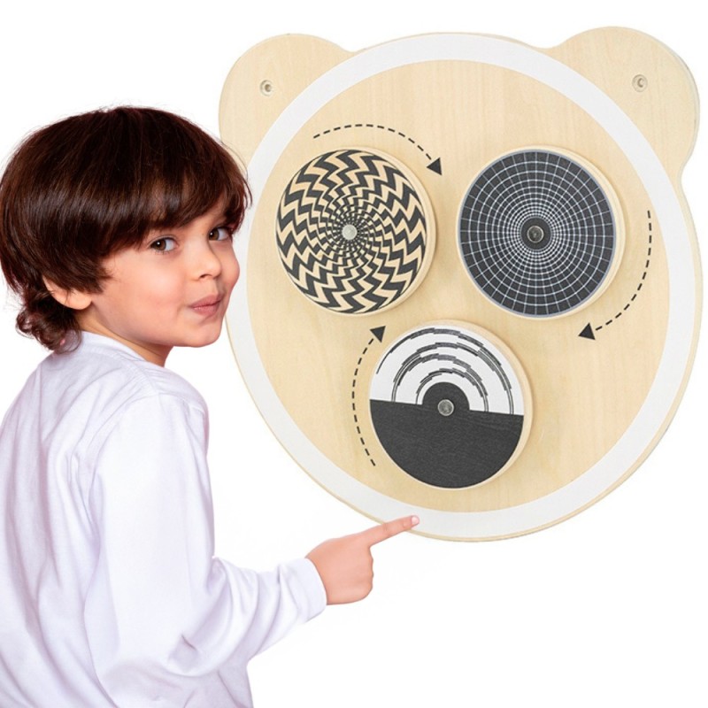 VIGA Drewniana Tablica Wirujące Punkty Certyfikat FSC