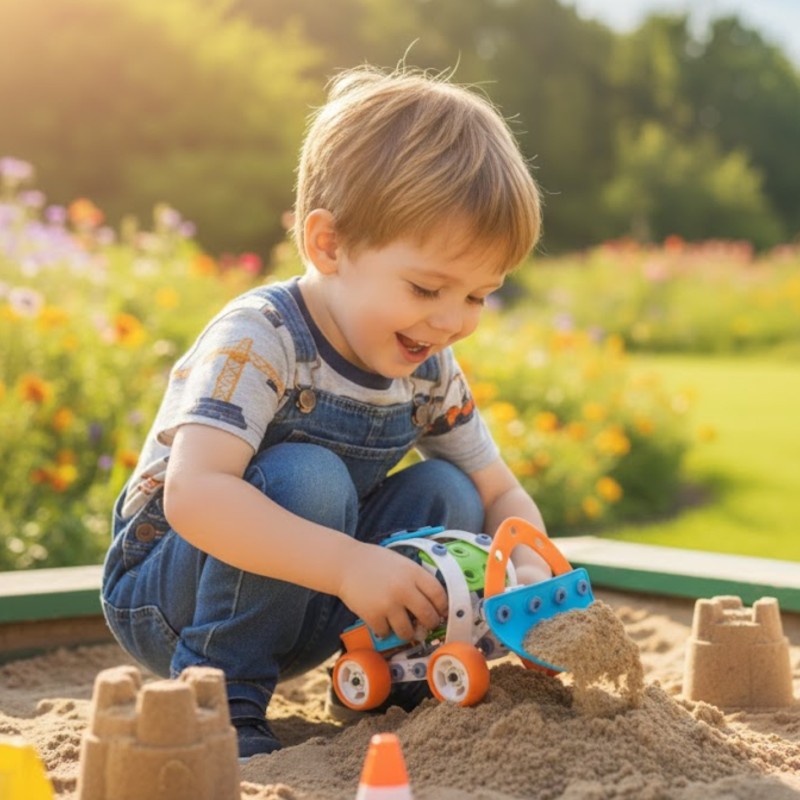 WOOPIE Zestaw Pojazdów Klocki Konstrukcyjne 5w1 STEM