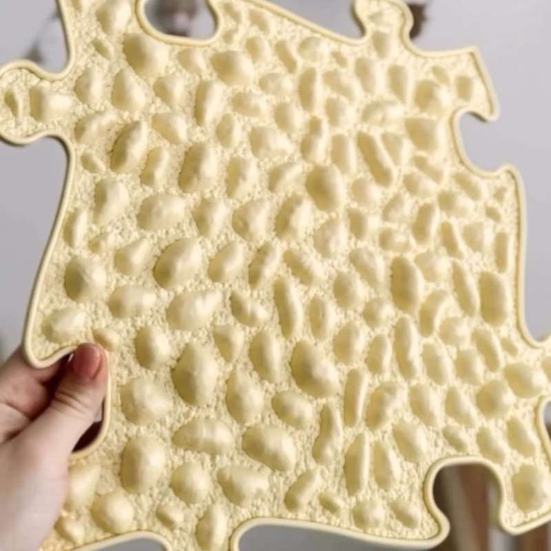 Woopie Ortopedické senzorické puzzle 4 ks – Kompaktná pastelová sada